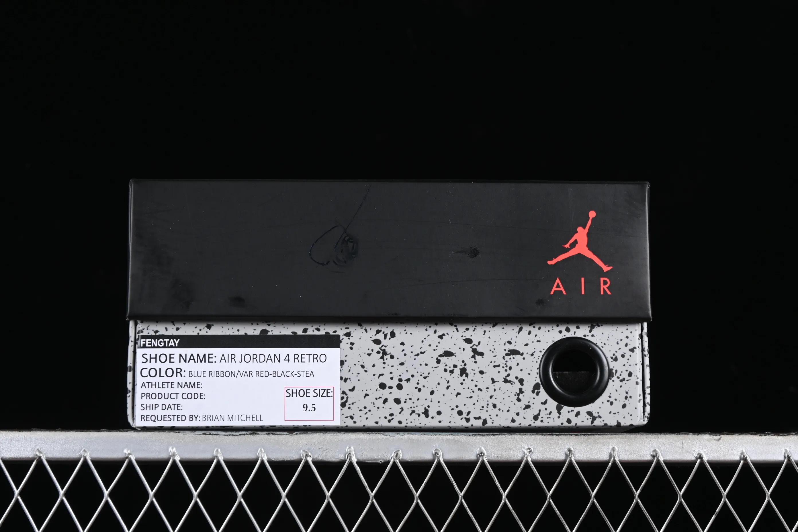 All Categories Air Jordan Jordan Series Basketball Shoes Air Jordan 4 GX Foreign Trade Edition Air Jordan 4 Retro "Eminem Encore" AJ4 Joe 4 Helm Blue Suede Basketball Shoes
